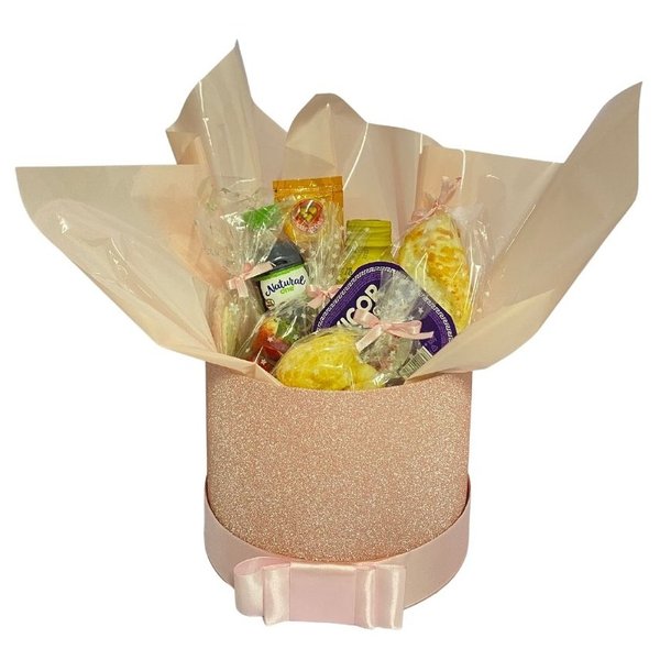 Café da Manhã Box Glitter Rosa