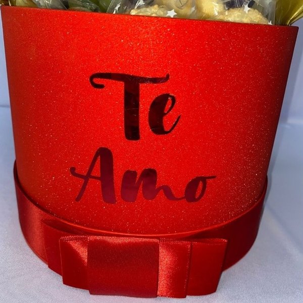 Café da Manhã Box Glitter Vermelho
