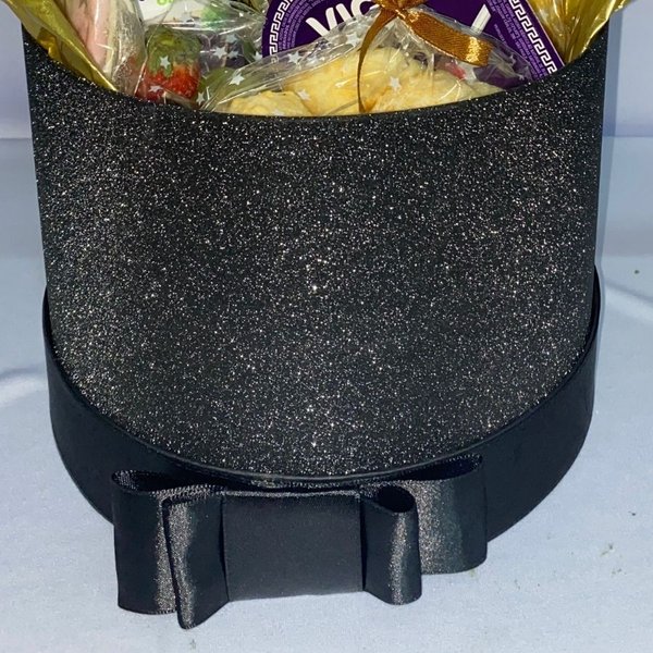 Café da Manhã Box Glitter Preto