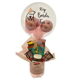 Imagem de Box Guloseimas Nutella Flork Rosa