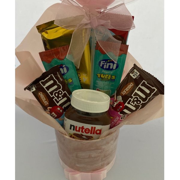Box Guloseimas Nutella Flork Rosa