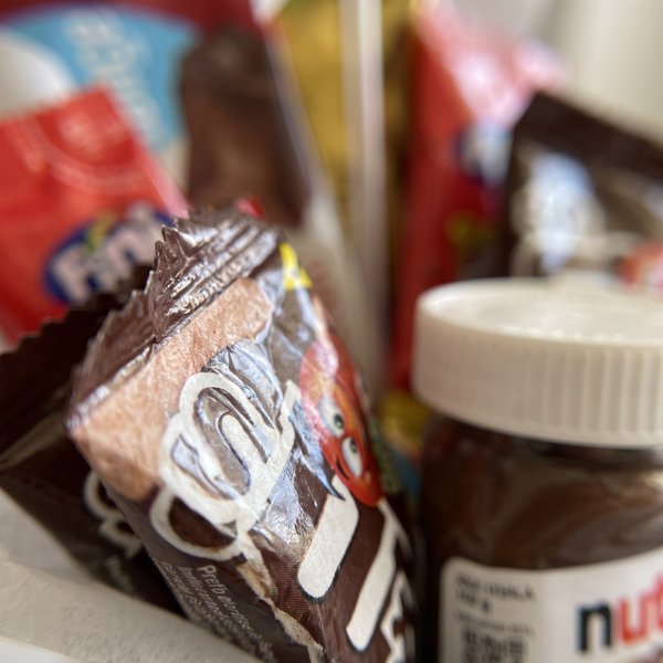 Box Guloseimas Nutella Flork Azul