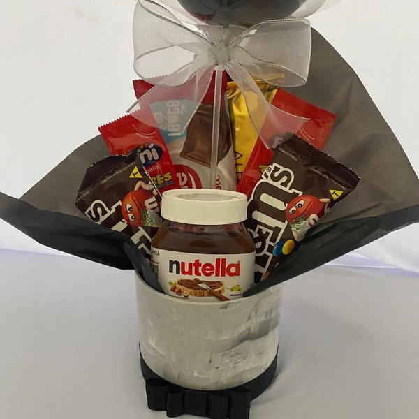 Box Guloseimas Nutella Flork Preto