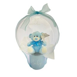 Imagem de Pelúcia no Balão Maternidade Azul