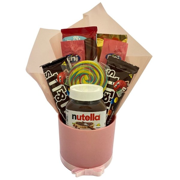 Box de Guloseimas Infantil Rosa
