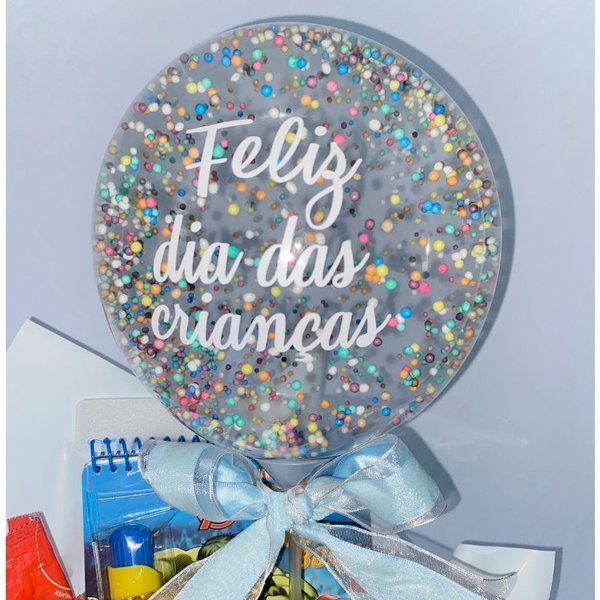 Box de Guloseimas Crianças Azul Grande