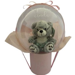 Imagem de Balão com Pelúcia Maternidade Rosa