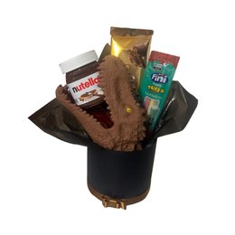 Imagem de Dino Pocket Marrom - Nutella, Chocolate e Fantoche