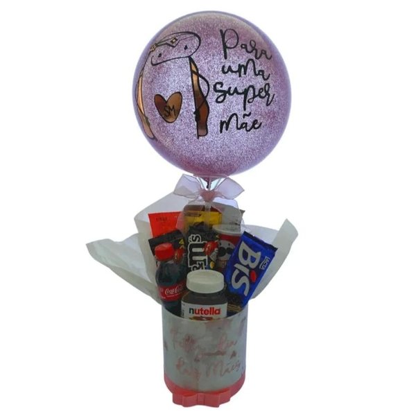 Balão e Guloseima Super Mãe Grande