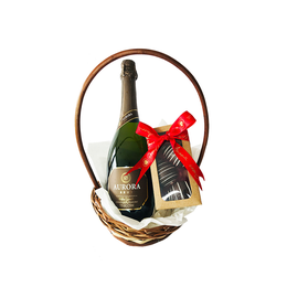 Imagem de Cesta Espumante e Morangos