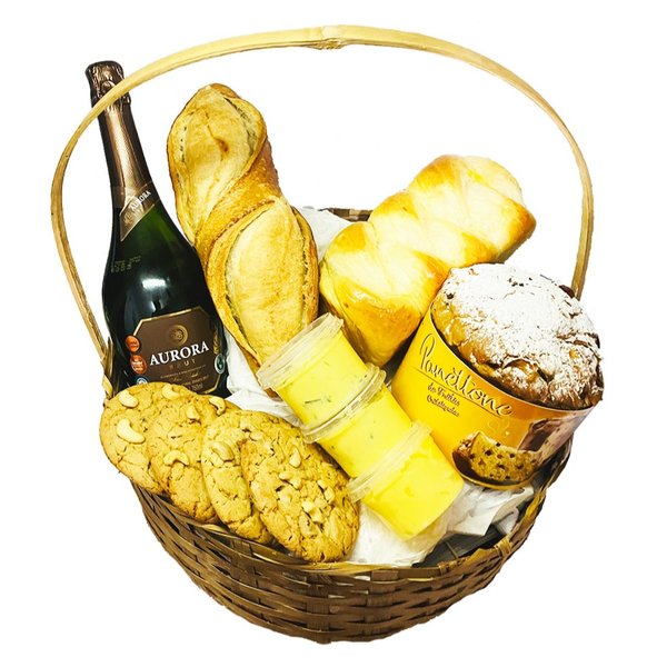 Cesta Boas Festas Delícias Artesanais