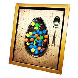 Imagem de Ovo de Páscoa de Colher - Confeitos Coloridos