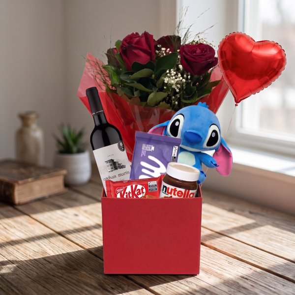 Cesta Amor Stitch