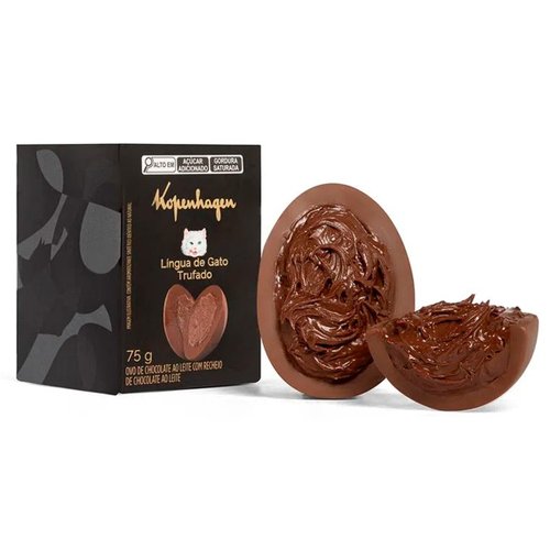 Mini Ovinho Língua de Gato Trufado 75G