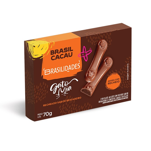 Gato Mia Recheado Brigadeiro 70g