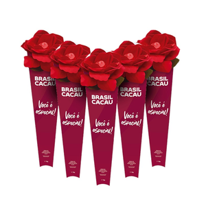 Imagem de Buquê Rosas de Chocolate - 5 Unidades