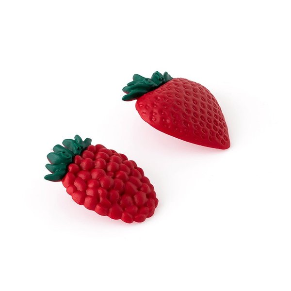 Brincos Frutas Vermelhas Flex