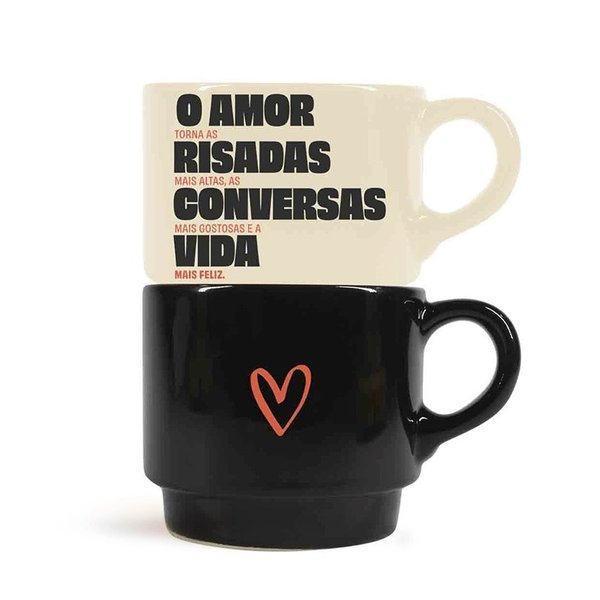 Caneca Empilhável Namorados