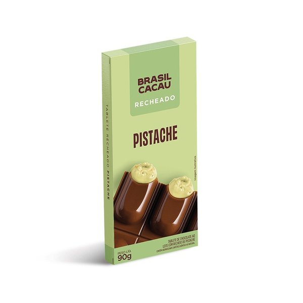 Tablete Recheado Pistache 90g