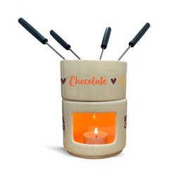 Imagem de Aparelho para Fondue em Cerâmica - 6 Peças