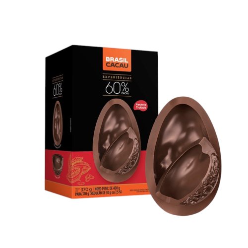 Ovo de Páscoa Recheado 60% Cacau 370g