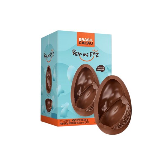 Ovo de Páscoa Recheado Trufado Bem me Faz 370g