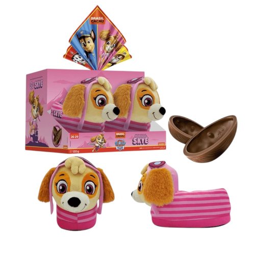 Ovo de Páscoa com Pantufa Skye Patrulha Canina 120g