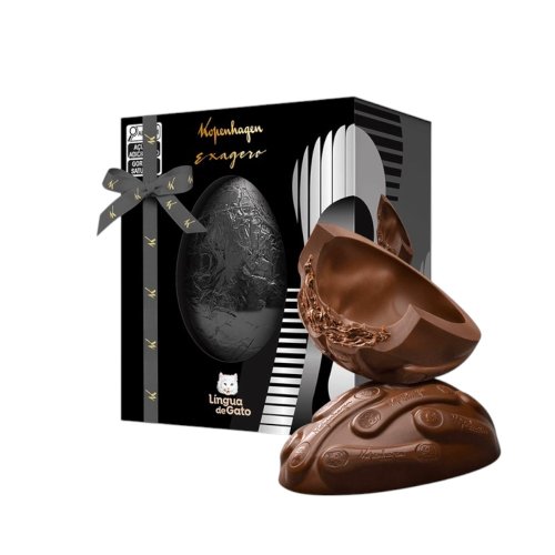 Ovo de Páscoa Exagero Língua de Gato 370G