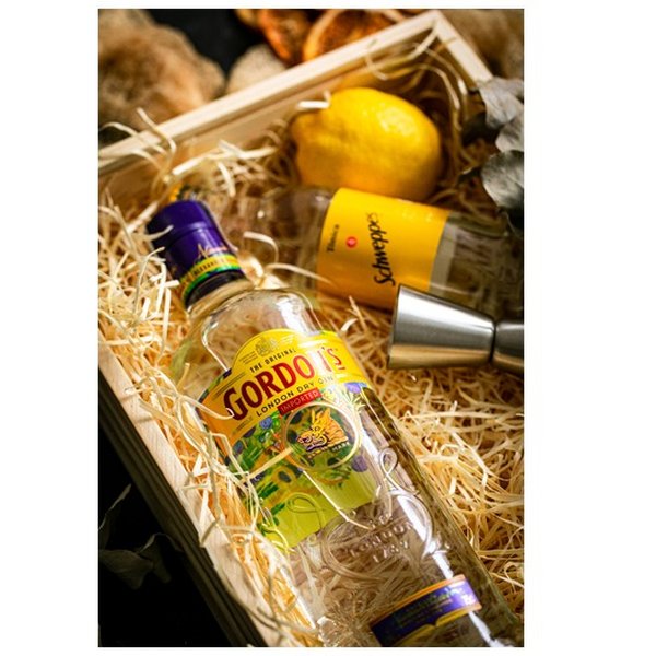 Kit Gin em Caixa Madeira