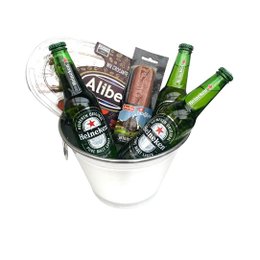 Imagem de Balde de Cervejas e Petisco e Frios