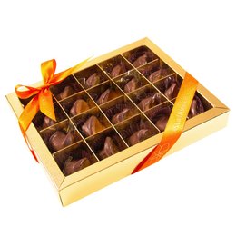 Imagem de Damasco Recheado Doce de Leite & Chocolate Cx com 20