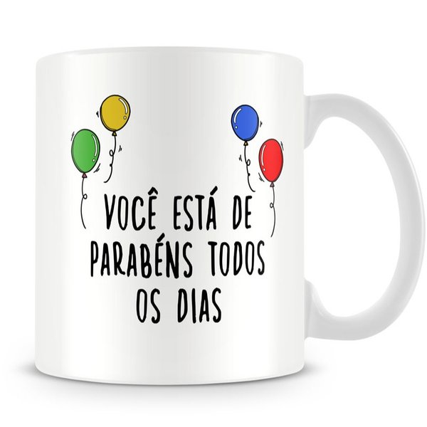 Caneca Flork Você Está de Parabéns