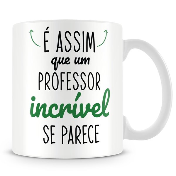 Caneca Professor Incrível