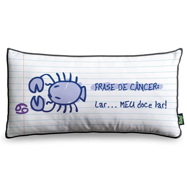 Almofada Frase do Signo de Câncer