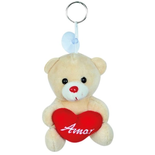 Chaveiro Urso de Pelúcia Amor 10cm