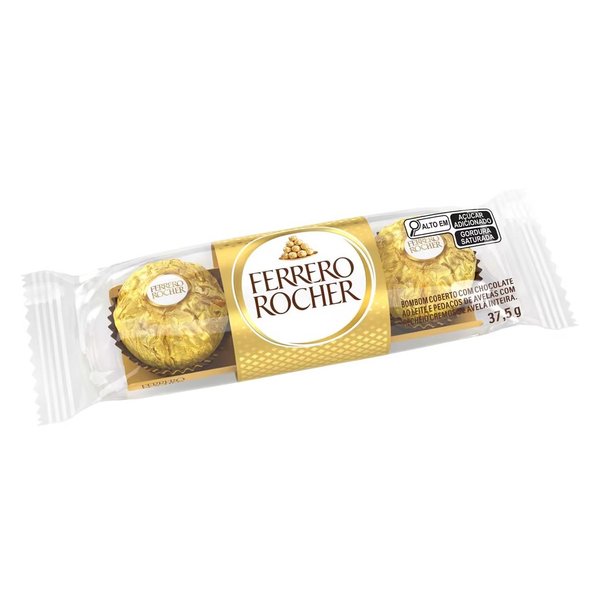 Kit Presente Ouro com Bambu da Sorte e Ferrero Rocher