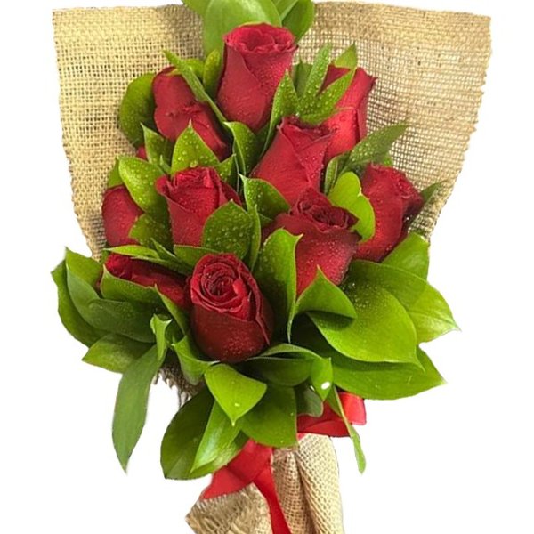 Buquê Aconchego de Rosas Vermelhas 