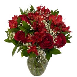 Imagem de Buquê La Fluer 12 Rosas Vermelhas 