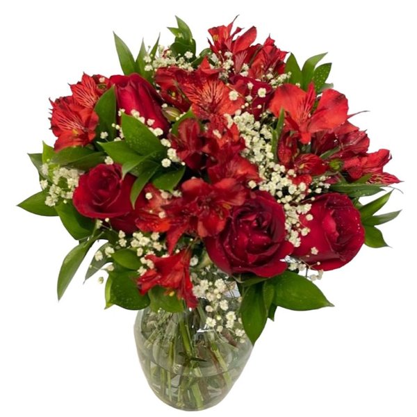 Buquê La Fluer 12 Rosas Vermelhas 