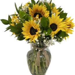 Imagem de Arranjo La Fluer 12 Girassois