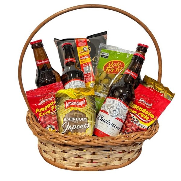 Cesta Especial de Cervejas e Petiscos 