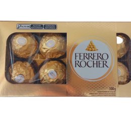 Imagem de caixa de ferrero com 8 unidades
