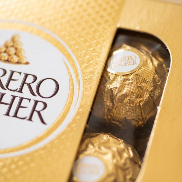 Mini Box Ternura com Rosas e Ferrero Rocher