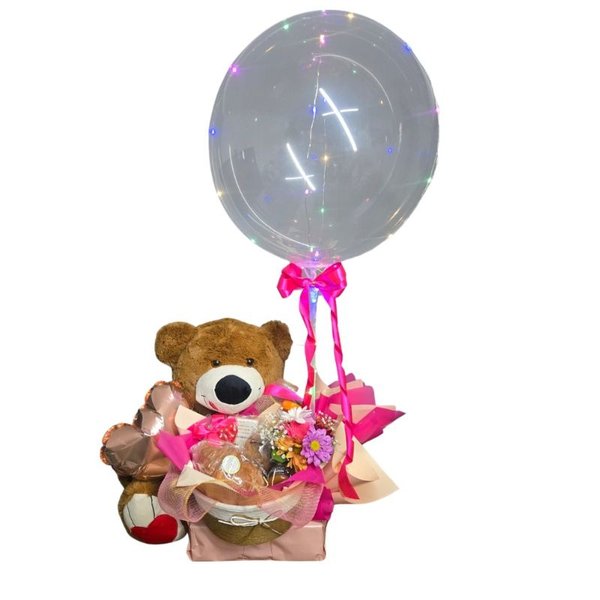 Presente com Urso Apaixonado Café da Manhã Artesanal 