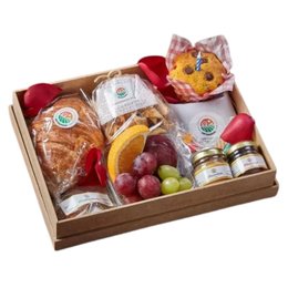 Imagem de Cesta de Café da Manhã Aniversário Amanhecer Muffin