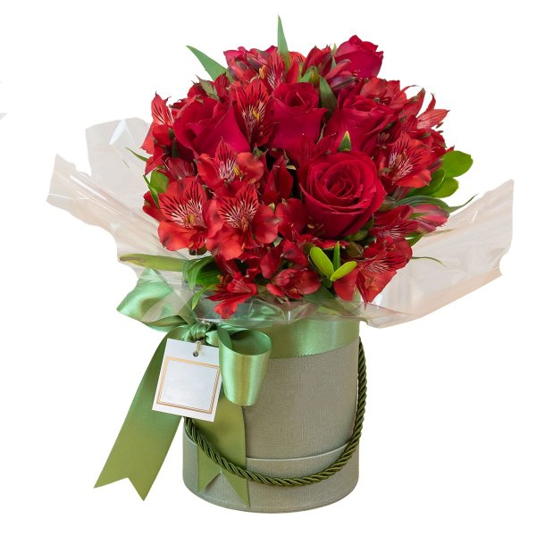 Kit Rosas Vermelhas e Bombons Baci ao Leite