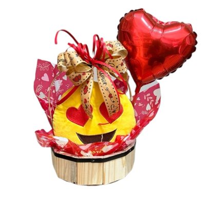 Cesta Emoji apaixonado