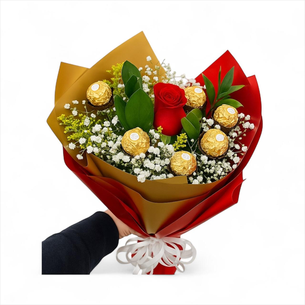 Buquê de Flores Dois Amores