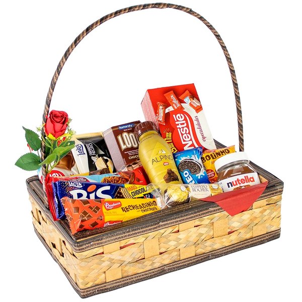 Cesta de Chocolate Média
