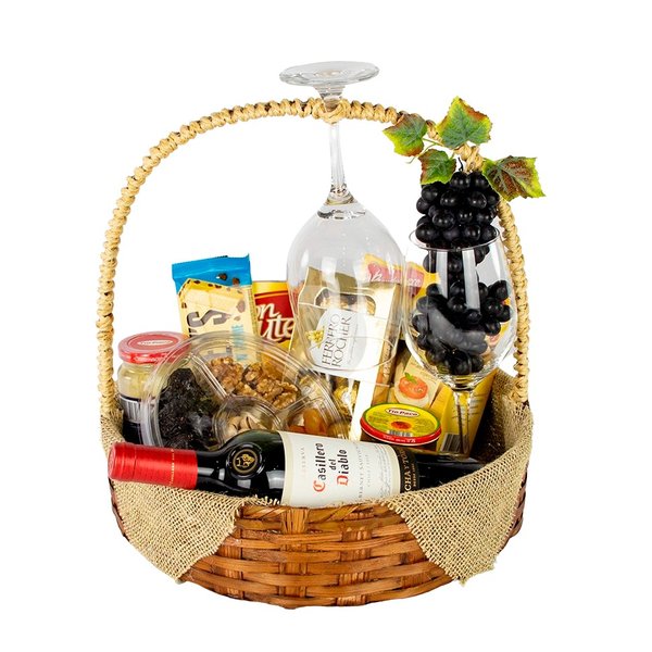 Cesta de Vinho Premium